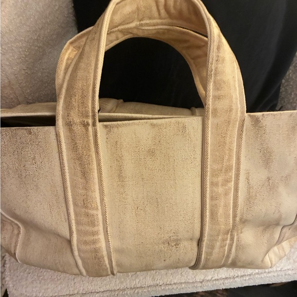SERAPIS unique grungy designer tote bag $300 NWT - Picture 4 of 7